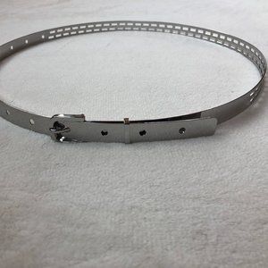 Anne Fontaine 100% brass silver belt